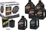 Maxima 90-069016PB V-twin 20W-50 Oil Change Kit Mineral Black Filter Evolution New. Price: $89.99.