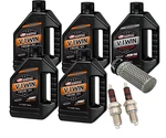 Oil Change Tune Up Kit Filter Spark Plugs Harley Shovelhead 75-84 60WT New. Price: $86.83.