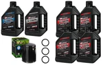 Maxima Synthetic 20W50 3 Hole Oil Change Kit Black Filter 99-17 Harley Twin Cam New. Price: $97.95.