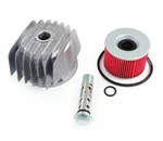 Oil Filter Cover Kit W/ Bolt O-rings Honda CB400F/500K/550/750 New. Price: $53.95.