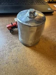 Harley Davidson Chrome Oil Filter New Drag Specialties Part #0712-0009. Price: $15.00.
