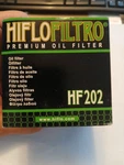 Hiflofiltro Premium Oil Filter HF202 New. Price: $14.45.