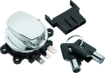 Twin Power Ignition Switch For Harley Davidson Flhr & Softail 94-13 * Chrome New. Price: $71.49.