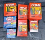 Oil Filters - Lot Of 7 Fram Stp New. Price: $29.00.