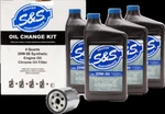 S&s Cycle 153965 Oil Change Kit For Harley Evo / Xl Sportster New. Price: $86.95.