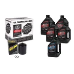 Maxima V-twin Oil Change Kit Synthetic W/black Filter Sportster New. Price: $120.99.