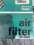 Cummins Onan Genuine Air Filter New. Price: $18.00.