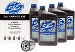 S&s Cycle 218940 Oil Change Kit Chrome Filter '84-'99 Big TWIN/'86-'22 Sport New. Price: $113.31.