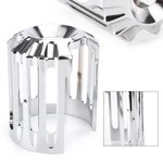 Motor Chrome Edge Oil Filter Cover Trim Fit Harley Touring Road King Glide New. Price: $22.25.