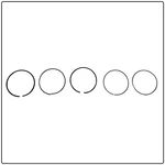 Royal Enfield 571109 - Piston Ring Set For Uce 500 And GT535 New. Price: $37.42.
