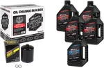 Maxima 90-119015PB Sportster Synthetic 20W-50 Oil Change Kit W/ Black Filter New. Price: $79.95.