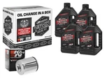 Maxima 90-119014C V-twin Quick Change Kit Synthetic W/ Chrome Filter, Cam New. Price: $69.51.