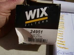 Genuine Wix 24951 Oil Filter. Price: $7.99.