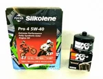 Bmw S1000RR 2011-2012 Silkolene Pro 5W40 Oil K&n Filter Service Kit New. Price: $88.34.