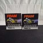 Lot Of 2 Fram PH6017A Motorcycle Atv Utv Oil Filter Black Factory New. Price: $18.99.
