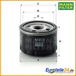 Oil Filter Mann MW75 For Bmw I3 Neu. Price: $27.72.