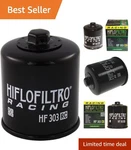 Hiflofiltro HF303RC High-performance Oil Filter Certified Quality New. Price: $15.99.