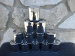 Lot 12 Chrome Long Oil Filters Harley Evo Big Twin Sportster Rep Oem # 63796-77A New. Price: $129.95.