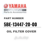 Yamaha Genuine Oem Parts Oil Filter Cover 5BE-13447-20-00 For WR250F New. Price: $79.75.