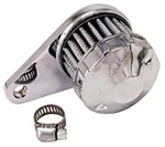 Engine Case 3/8" Breather Filter Kit Chrome For Harley Chopper Bobber 65379 New. Price: $25.60.