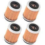 4-PACK Oil Filters For 87-05 Yamaha Wolverine 350 Big Bear MOTO-4 New. Price: $19.96.