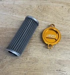 Ss Magnetic Oil Filter & Billet Cover Powerparts Ktm 350 450 500 Exc Xcf, FE501 Used. Price: $14.95.