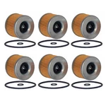 Wix Set Of 6 Engine Oil Filters (cartridge Lube Metal Canister) New. Price: $58.95.