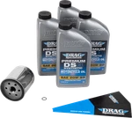 Drag Specialties Oil Full Synthetic Change Kit 20W-50 For Harley Fits Evo-xl New. Price: $89.99.