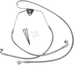 Drag Specialties 1741-2626 Extended Stainless Steel Front Brake Line Kit 15 3... New. Price: $109.09.
