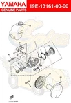Yamaha Pipe, Delivery 19E-13161-00-00 New. Price: $19.00.
