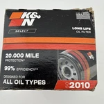 K&n SO-2010 Spin-on Engine Oil Filter 20000 Mile Protection New. Price: $15.35.