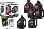 Maxima 90-119016PC Synthetic 20W-50 Oil Change Kit Chrome Filter 99-17 Twin Cam New. Price: $92.42.