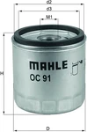 Mahle Original Oc 91 Oil Filter New. Price: $17.99.
