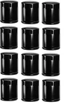 Case 12 Black 10 Micron Oil Filter By Mid-usa #87181 Fits Harley Tc Twin Cam M8 New. Price: $93.75.