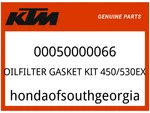 Ktm Oem Part 00050000066 Oilfilter Gasket Kit 450/530EX New. Price: $46.88.