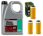 3 Hiflo HF652 Oil Filter, Liter 10W50 Motorex Cross Power 4T For Husqvarna New. Price: $87.88.