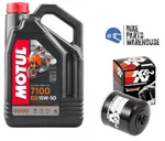 Ducati 999 / 2003-2006 K&n Oil Filter 15W50 Motul 7100 Service Kit New. Price: $99.22.