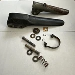 John Deere 826 Snowblower Left Control Lever Handle M82430 + Contactor & Spring Used. Price: $36.00.