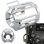 Chrome Cnc Oil Filter Cover Cap Trim For Harley Touring Road Street Glide King New. Price: $27.25.