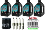 Kawasaki ZZR600 Ninja ZX6RR Oil Change Kit Ngk Spark Plugs & Filter New. Price: $80.95.