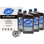 S&s Cycle Oil Change Kit For 99-17 Hd Twin Cam 88, 96, 103 And 110 Engines New. Price: $85.98.