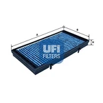 Ufi 34.401.00 Filter, Interior Air For, Nissan, Opel, Renault, Vauxhall Neu. Price: $30.56.