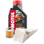 Tusk 1529860756 4-STROKE Oil Change Kit Motul 7100 Full Synthetic 10W-40 New. Price: $35.53.