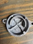 1987 Yamaha Champ YFM100T Cylinder Head Side Cover 50M-11185-10-00 Used. Price: $8.00.