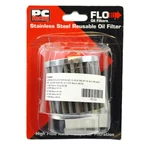 Oil Filter Flo Reusable PC123, Racing Stainless Steel New. Price: $84.89.
