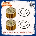 Genuine Royal Enfield Oil Filter Service Kit 500 Km Pack Of 2 For Meteor 350CC New. Price: $22.40.