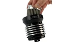 Pc Racing Flo Spin On Stainless Steel Oil Filter - Black With Polished Cooling New. Price: $151.16.