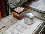 Bikers Choice Chrome Harley Davidson Oil Filter Used. Price: $6.00.