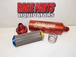 75 Micron Peterson 400 Inline Oil / Fuel Filter #12 Ends Race Wix 112524-2 Used. Price: $80.00.
