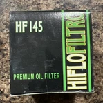 New Genuine Hiflo Filtro HF145 Oil Filter. Price: $10.95.